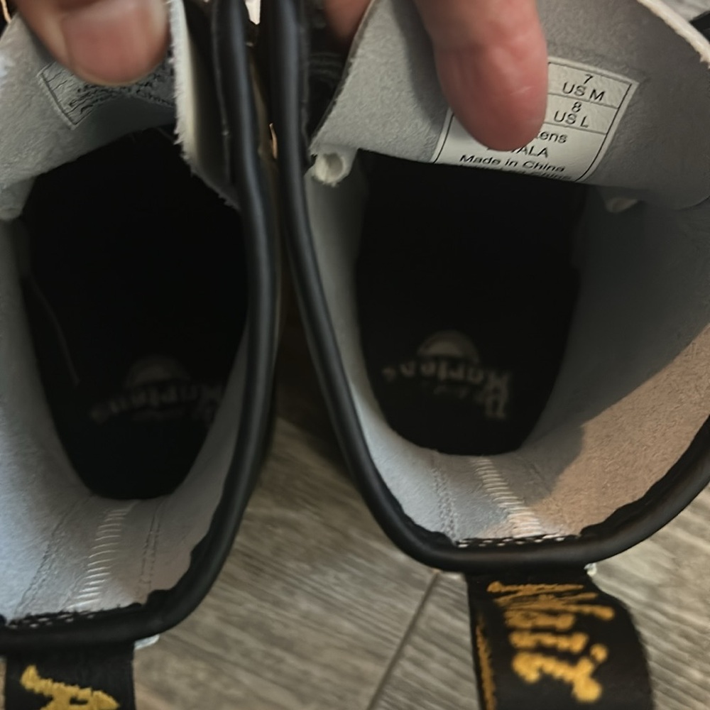 Dr. Martens White Combat Boots - Picture 8 of 12